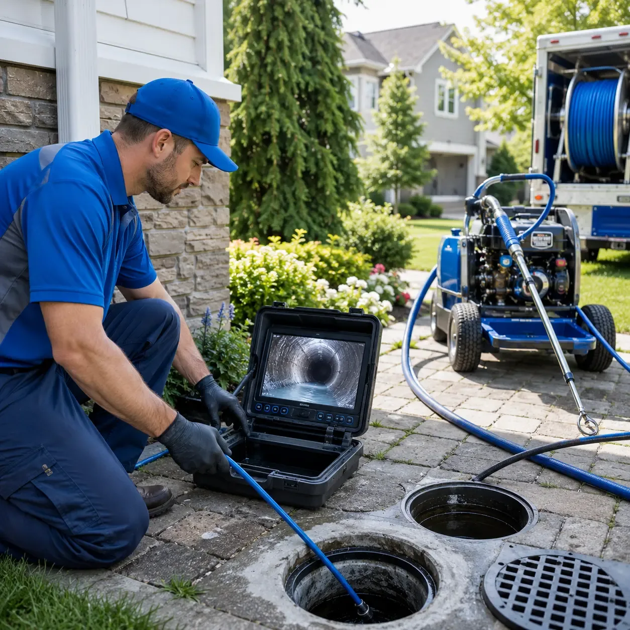 Outdoor drain cleaning professionals serving Grethel, KY
