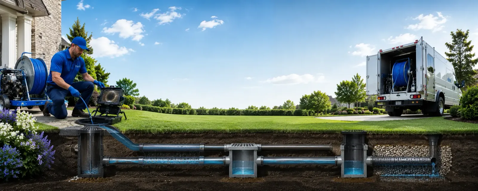 Outdoor drain cleaning information for Grethel, KY